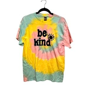 Sunshine Sisters Be Kind Tie Dye Tshirt